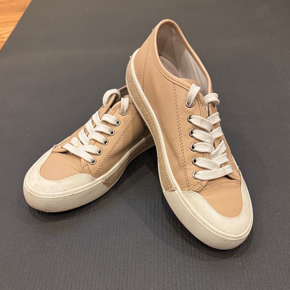 TOD’S Women’s Tan Leather Sneakers